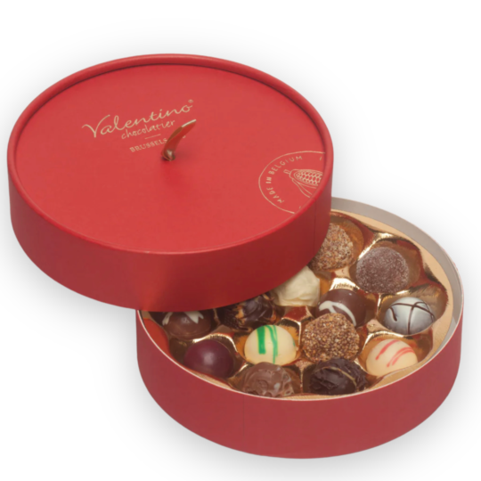 Луксозен шоколадов подарък с ръчен белгийски шоколад