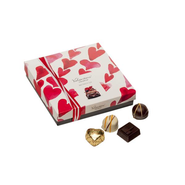 Луксозен шоколадов подарък за всеки повод, за Свети Валентин. Ръчно приготвен белгийски шоколад.