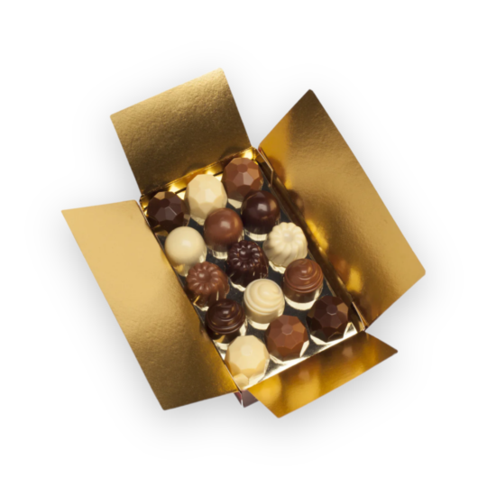 Луксозна кутия ръчен белгийски шоколад за всеки повод. Без захар